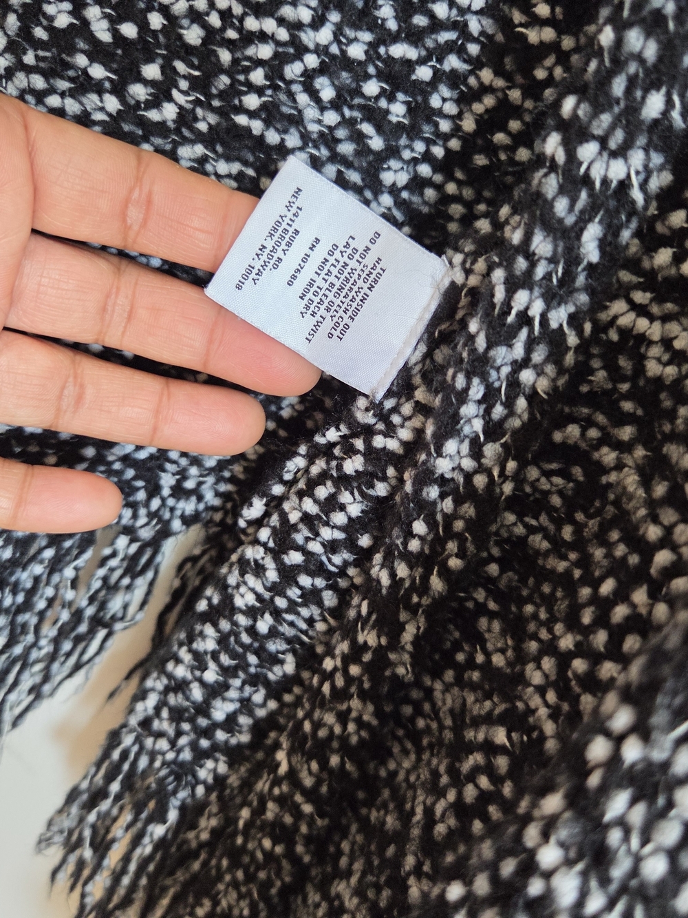 Ruby Rd. Petite Open Front Fringe Knit Cardigan - Picture 8 of 8